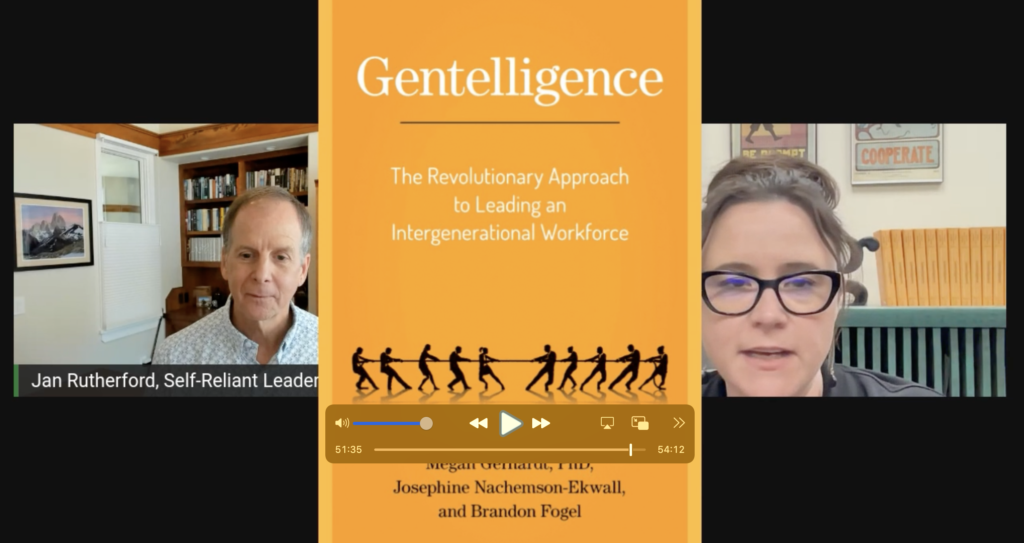 Jan Rutherford Leading an Intergenerational Workforce - Self Reliant Leadership - Jan ...